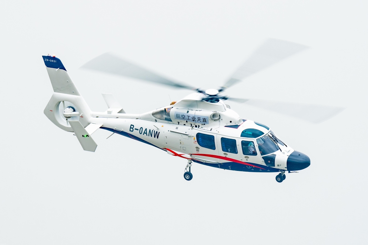 AC312E举行航行预演。。摄影：岳书华